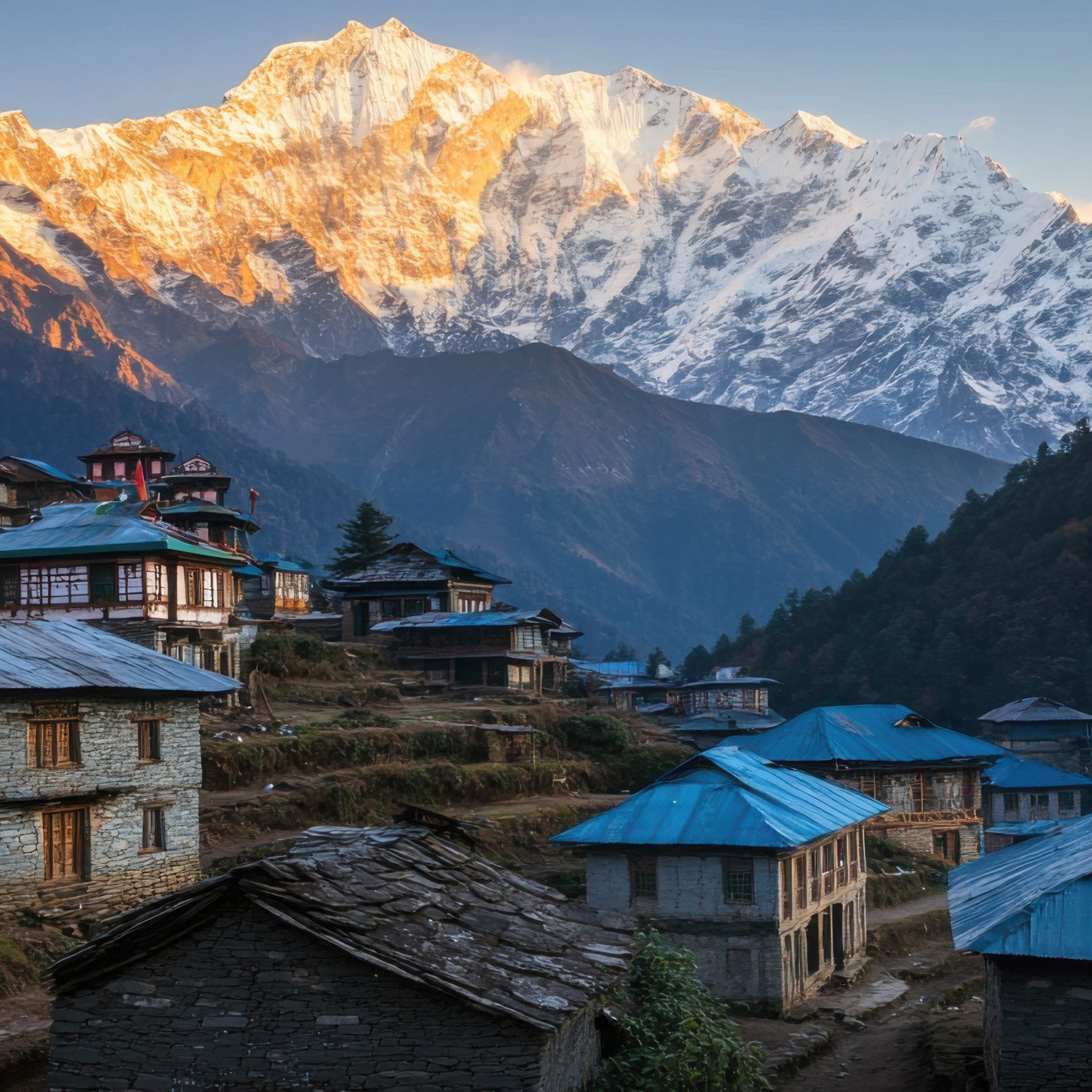 <span> Day 2</span> Flight to Lukla → Trek to Phakding → Namche Bazaar
