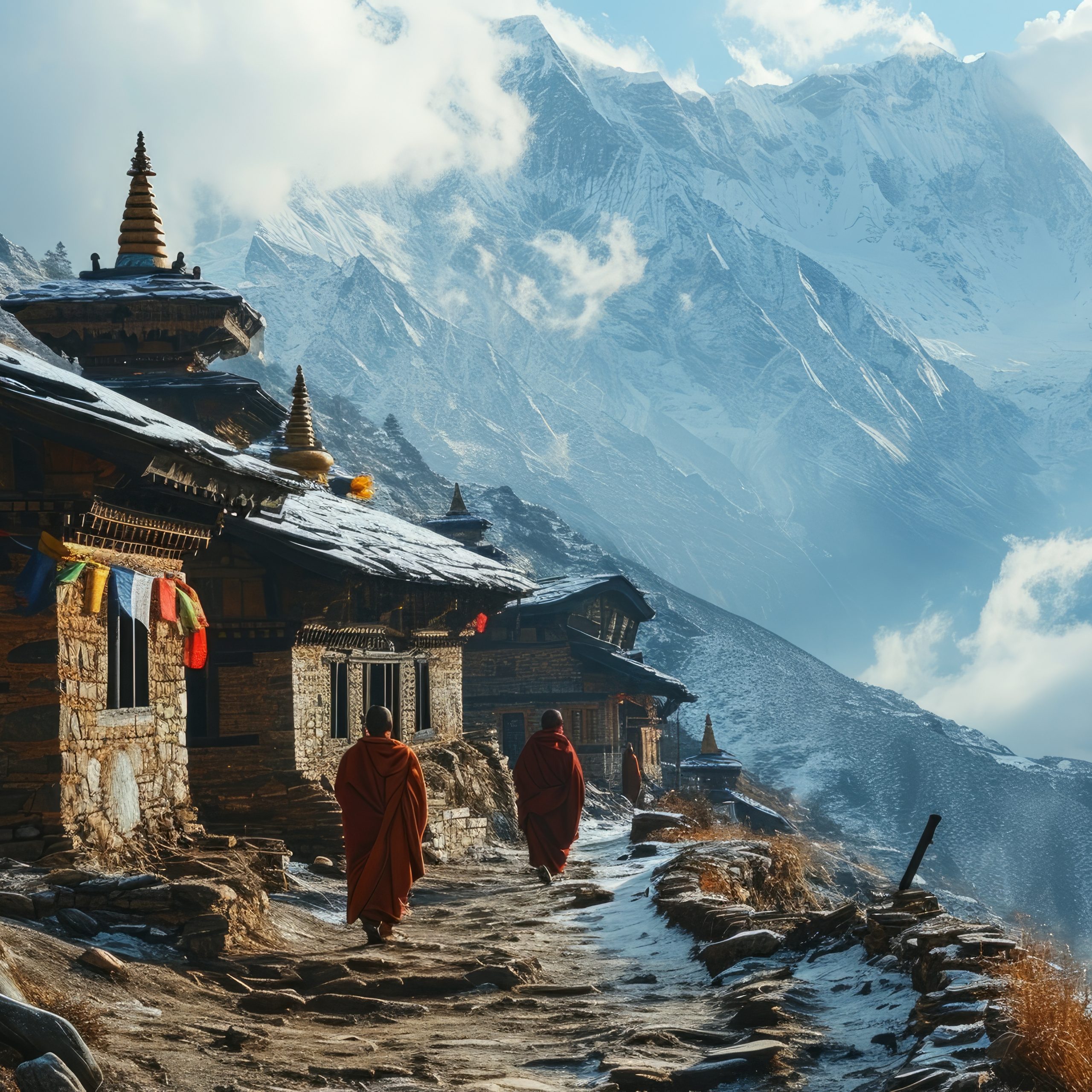 <span> Day 6</span>Acclimatization Hike – Views of Ama Dablam